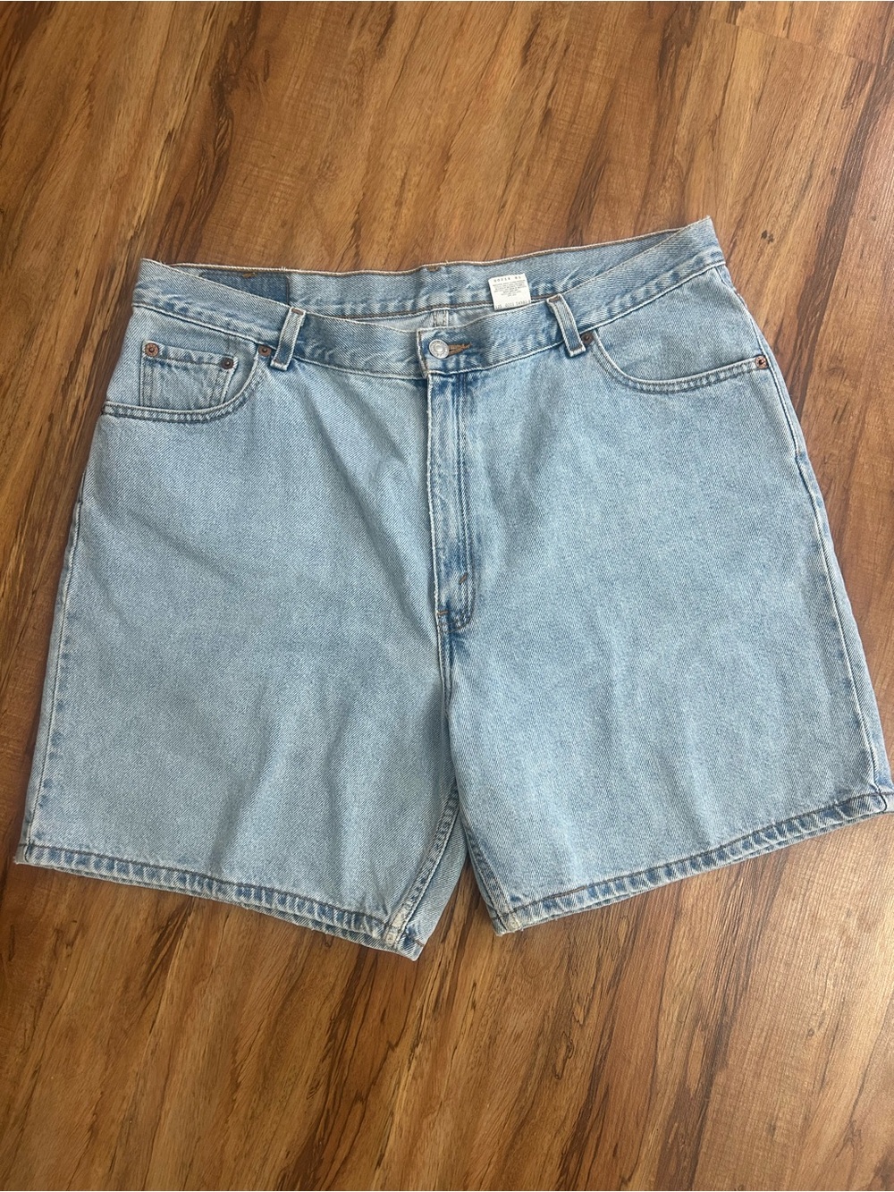 Vintage Y2K Levi’s 550 Red Tab Relaxed Fit Dad Jean Shorts Womens Size 18 - Picture 2 of 12